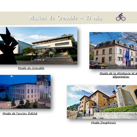 Le 62 - Spacieux T2 Avec Jardin, Parking & Tramway Grenoble Luaran gambar