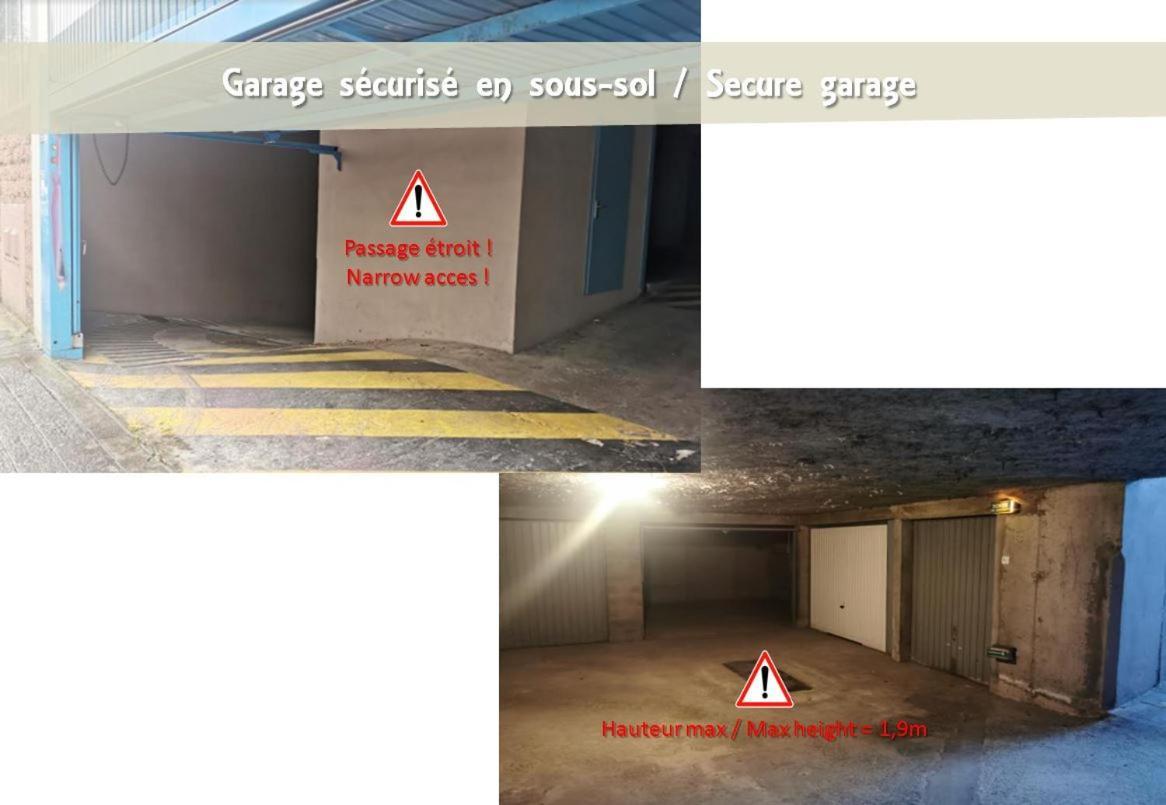 Le 62 - Spacieux T2 Avec Jardin, Parking & Tramway Grenoble Luaran gambar